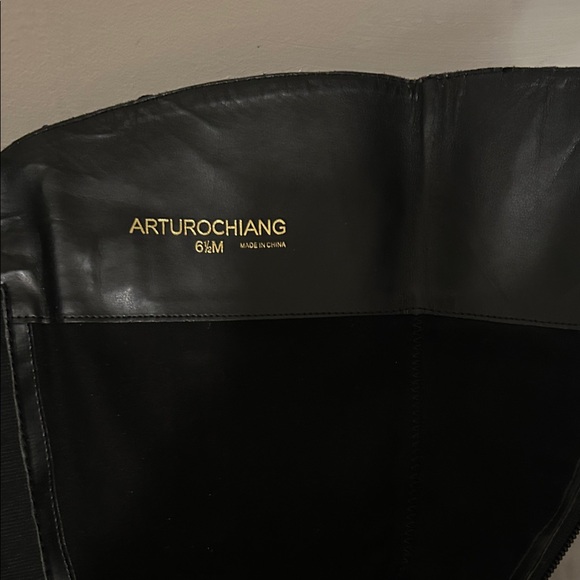 Arturo Chiang Black Over the Knee Boots - Picture 11 of 11